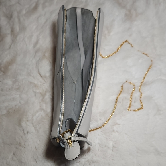 Celine Shoulder Bag/Clutch with Metal chain Light Grey - Picture 4 of 4